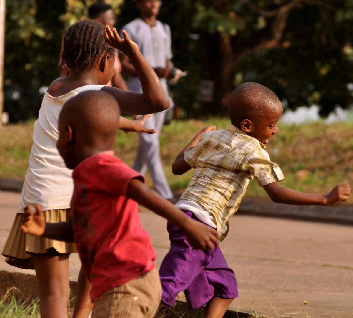 children playing